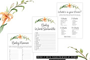 Baby Shower Games, Set Of 12 Pack, a Graphic by Wow Designs (Thumbnail 3 of 5)