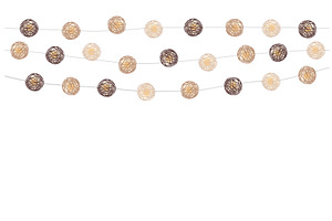 Lights thread ball garland, an Object Illustration by Toltemara