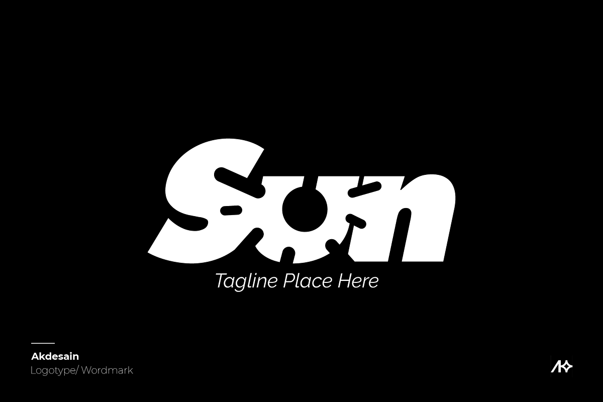 Sun Wordmark Logo, a Branding & Logo Template by Akdesain