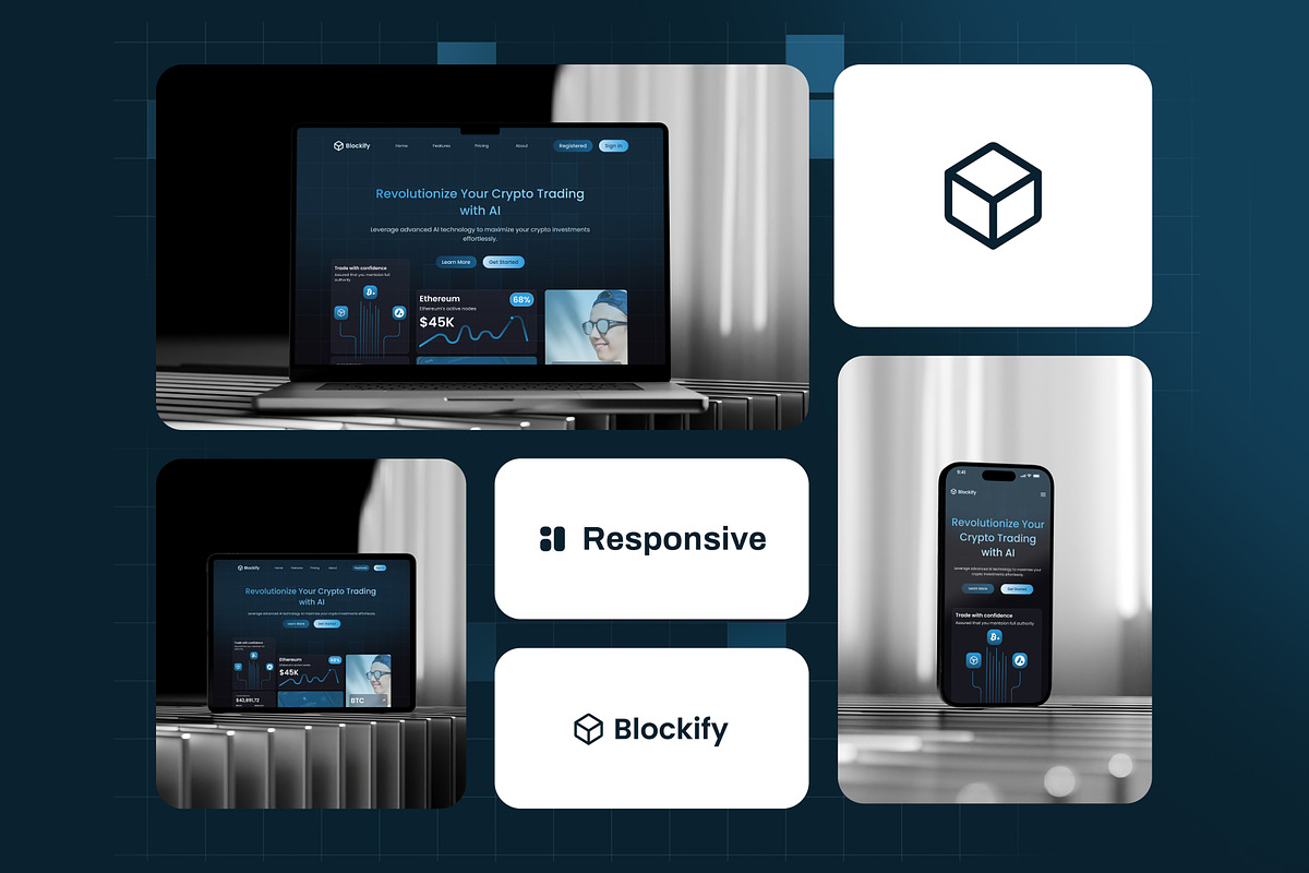 AI Crypto Investing Landing Page preview 3