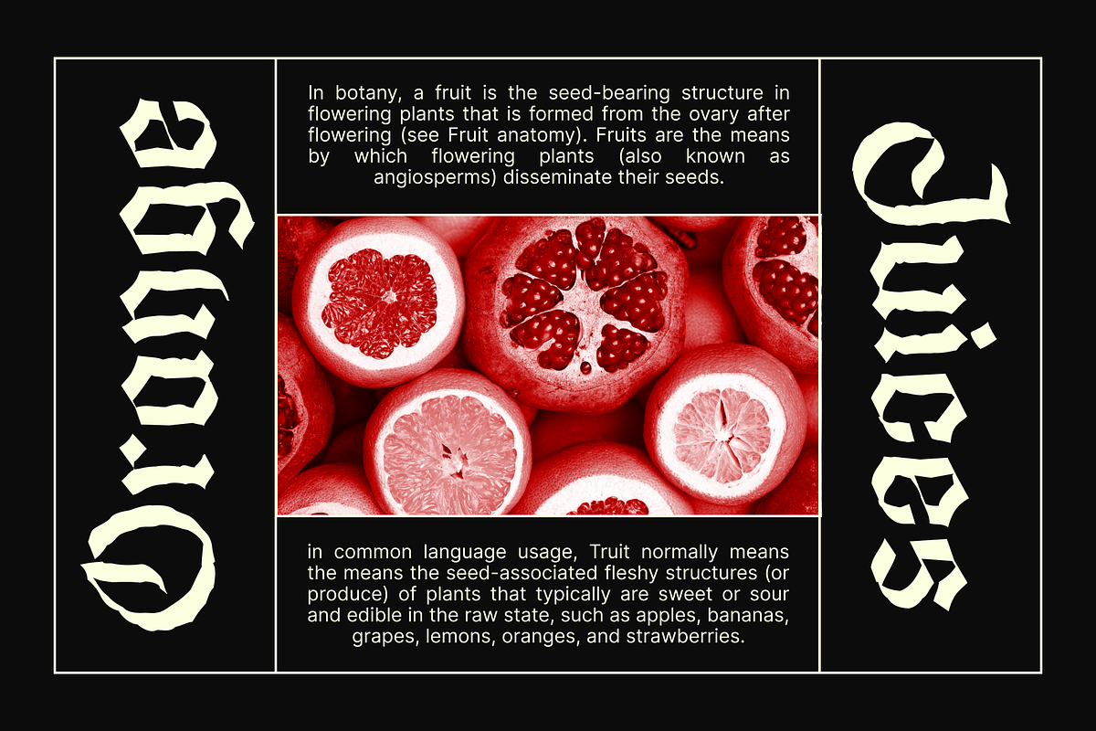 Gofarda Gothic Blackletter, a Blackletter Font by Fitrah Type (Photo 12 of 15)