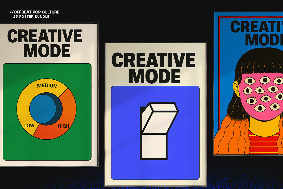 Offbeat - Pop Culture 2, a Graphic by Wall Art Print Studio (Photo 2 of 9)