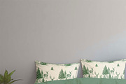 GREEN WINTER TOILE Seamless Pattern, a Pattern Graphic by AYAKA Studio Co. (Thumbnail 4 of 7)