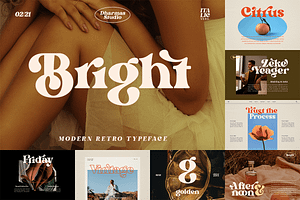 The Retro Font Bundle - 90% OFF