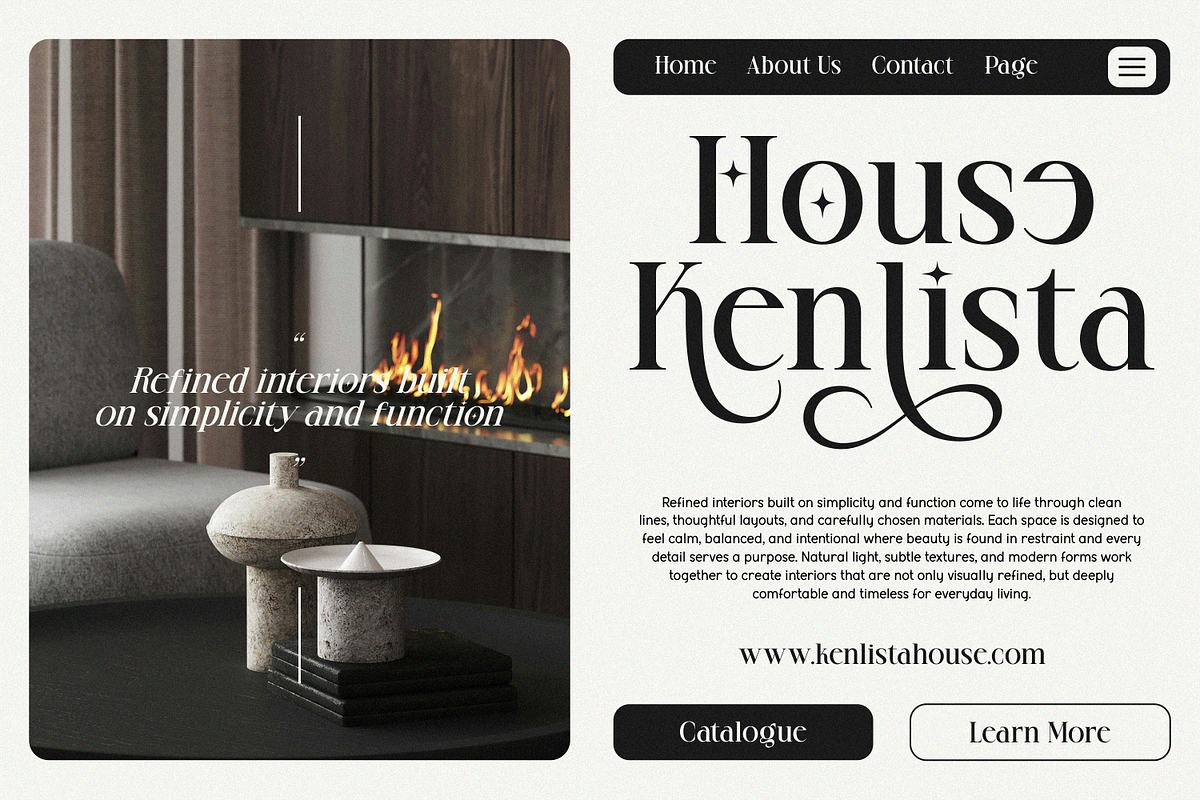 Quenor – Modern Editorial Serif Font, a Serif Font by shineink.designlab (Photo 4 of 10)