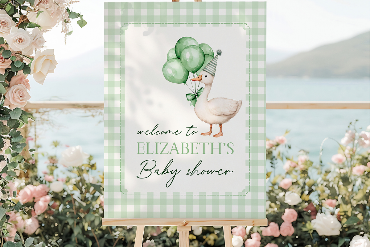 Silly Goose Baby Shower Bundle, an Invitation Template by Digital_Mind (Photo 8 of 9)
