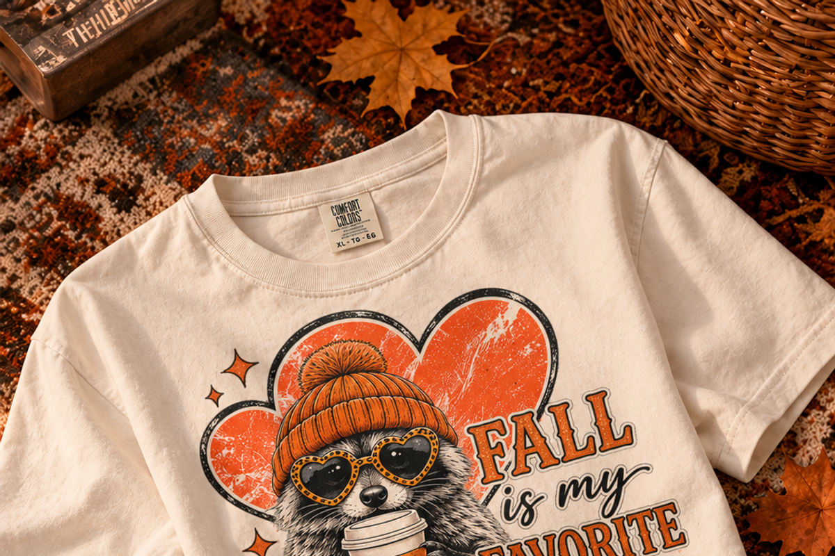 Fall Raccoon 16 PNG Cute Designs, an Animal Illustration by ElDesignState (Photo 9 of 21)