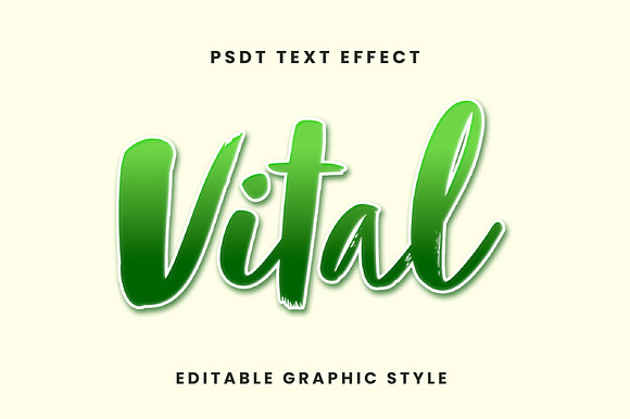 Glossy Brush Script Text Effect preview 2