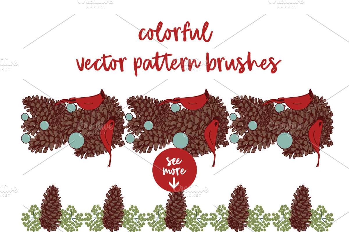 Christmas wreath generator preview 4