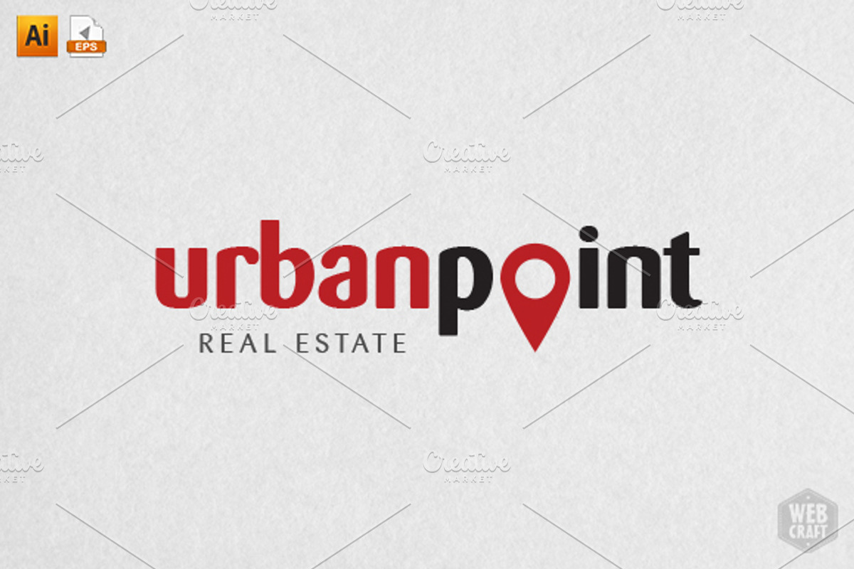 Urban Point Logo Template, a Branding & Logo Template by WebCraft (Photo 1 of 4)