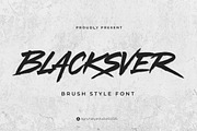 Blacksver - Brush Font, a Font by agnyhasyastudio (Thumbnail 1 of 12)