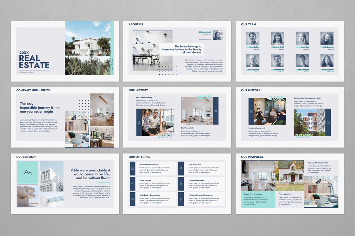 Real Estate Presentation Template, a Presentation Template by JetzTemplates (Photo 2 of 4)