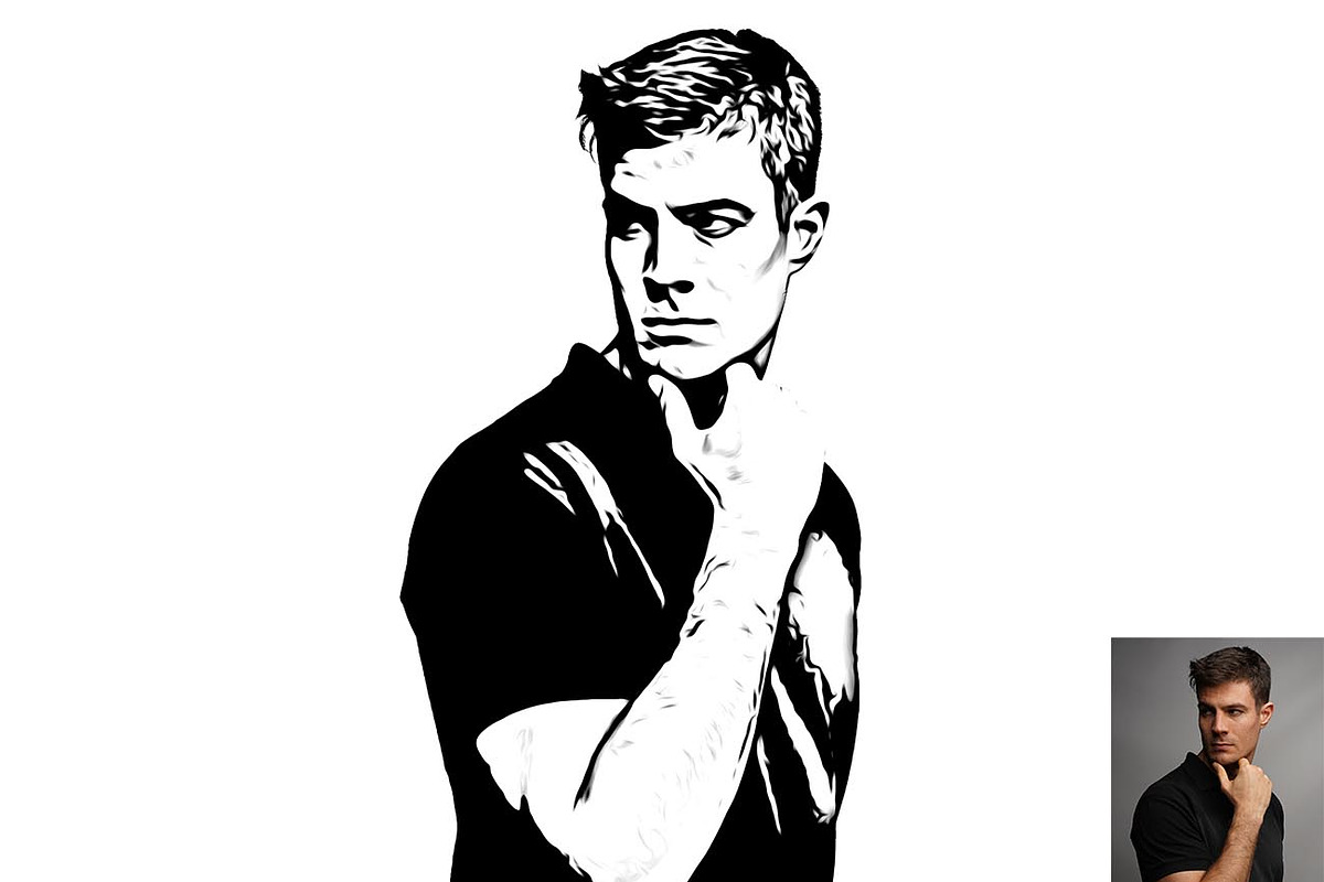 Vector Oil Effect Photoshop Action, an Action Add-On by Studio Retouch (Photo 7 of 10)