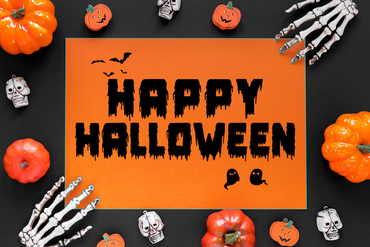 Zombie Mummy, a Font by Letterara (Photo 2 of 10)