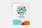 US Letter Size Flyer Mockup, an Advertising Mockup by Illusiongraphic (Thumbnail 10 of 25)