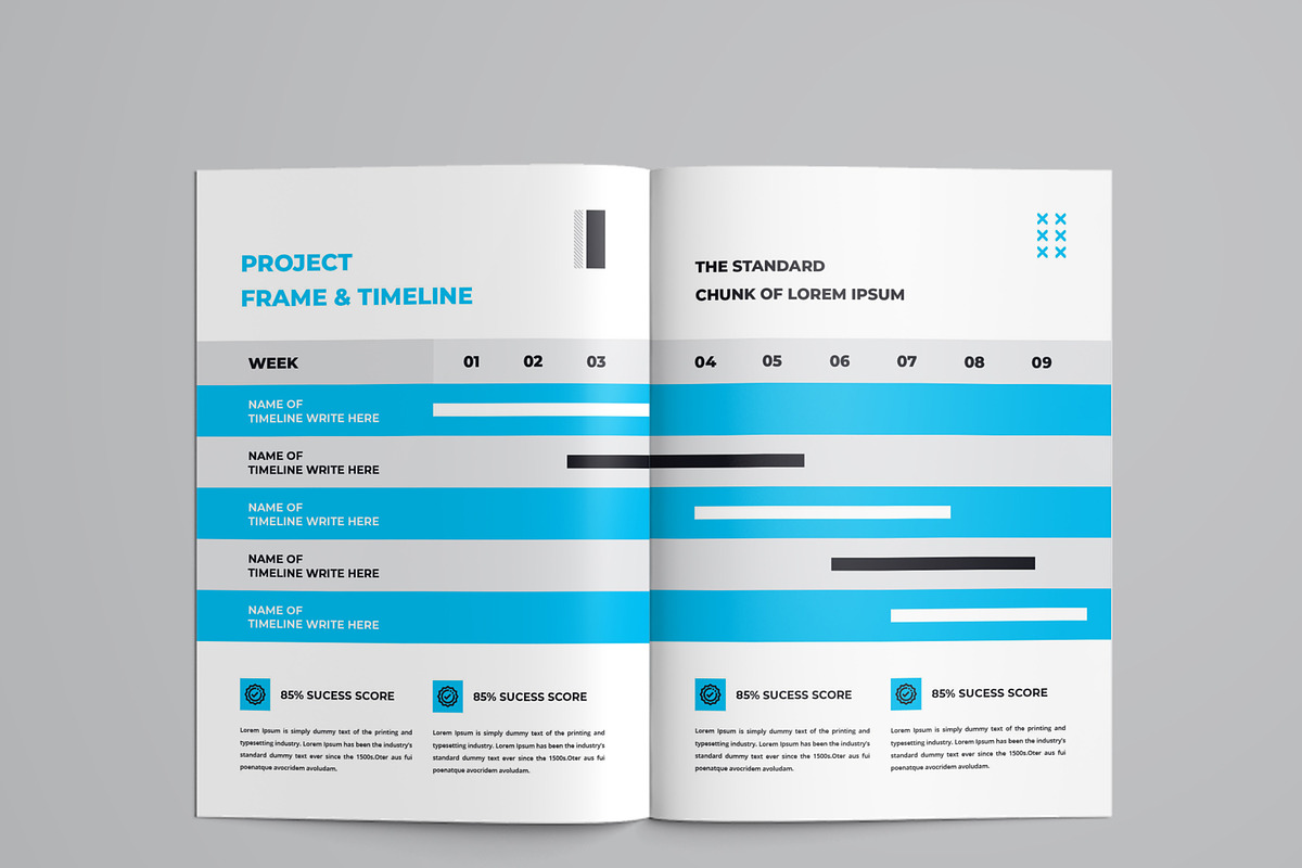 Minimal Business Project Proposal, a Brochure Template by mijli (Photo 9 of 14)
