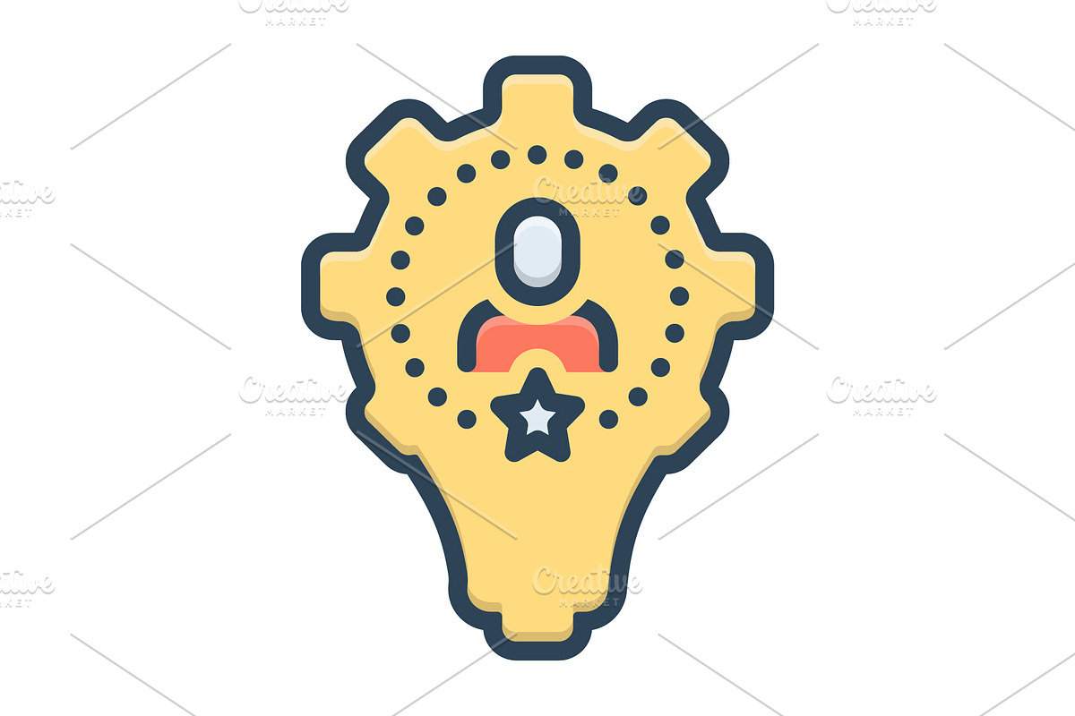 Skill ability color icon, a Duotone Icon by Creative priyanka