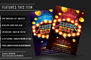 Casino Night Flyer Template PSD, a Flyer Template by designblends@gmail.com (Thumbnail 2 of 3)