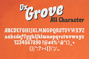 Dx Grove - Variable Retro Font, a Serif Font by Dirtyline Studio (Thumbnail 12 of 12)