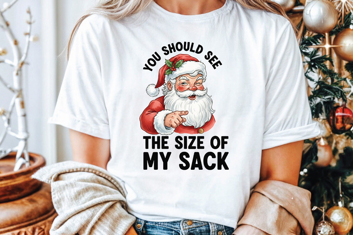Funny Santa Christmas Sublimation, an Illustration by Libby Wishes (Photo 4 of 5)