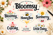 Bloomsy, a Script Font by Wow Magic (Thumbnail 6 of 6)