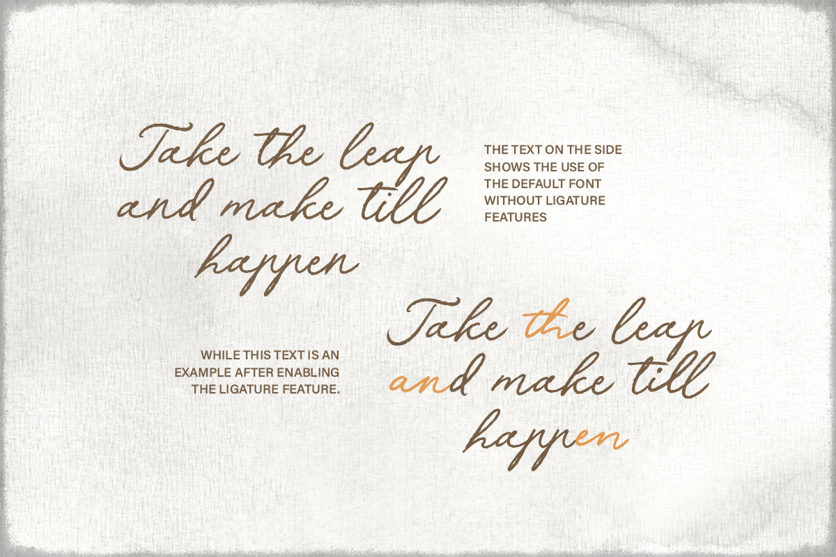 Frosted Lines - Rough Bold Script, a Script Font by Bale Type (Photo 5 of 9)