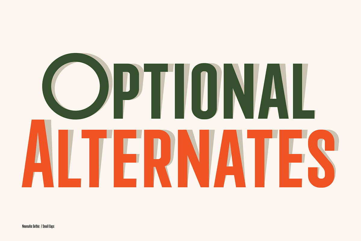 Neumatic Gothic, a Sans Serif Font by Arkitype (Photo 11 of 16)