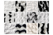 Black and White Fur Texture Pattern, a Pattern Graphic by Forhadx5 (Thumbnail 4 of 8)