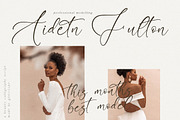 Aloruty Fortune Beauty Calligraphy, a Script Font by Letterena Studios Script (Thumbnail 8 of 15)