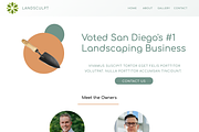 Landscaping Gradient Showit Template, a Landing Page Template by maddiedigitalco. (Thumbnail 4 of 5)