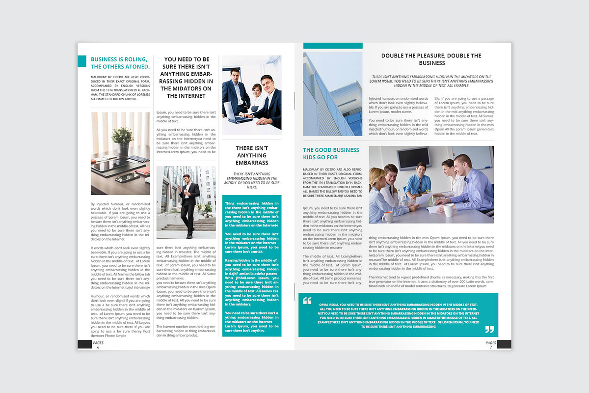 Newsletter, a Stationery Template by Amit Debnath (Photo 3 of 7)