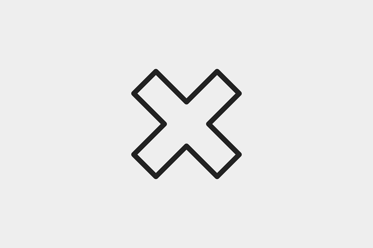 Cancel, an Outline Icon by Jordy (Photo 1 of 2)
