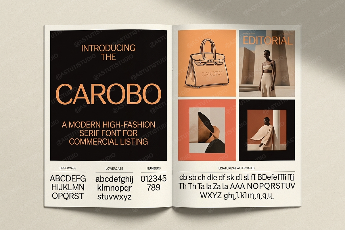 Carobo | Modern Sans Serif, a Sans Serif Font by Astuti Studio (Photo 9 of 25)
