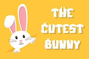 Jumpy Bunny - Funny Fancy Font