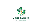 Salad icon template illustration, a Branding & Logo Template by Dyn Studio (Thumbnail 1 of 2)