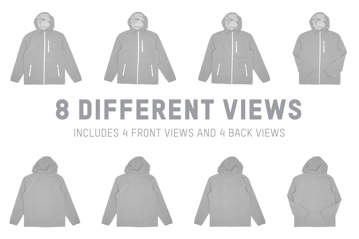 Independent EXP35SSZ Shell Jacket, a Hoody Mockup by Pixel Sauce™ (Photo 6 of 6)