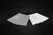 Retro Business Card 01, a Business Card Template by Mockups by Carlos Viloria (Thumbnail 2 of 5)