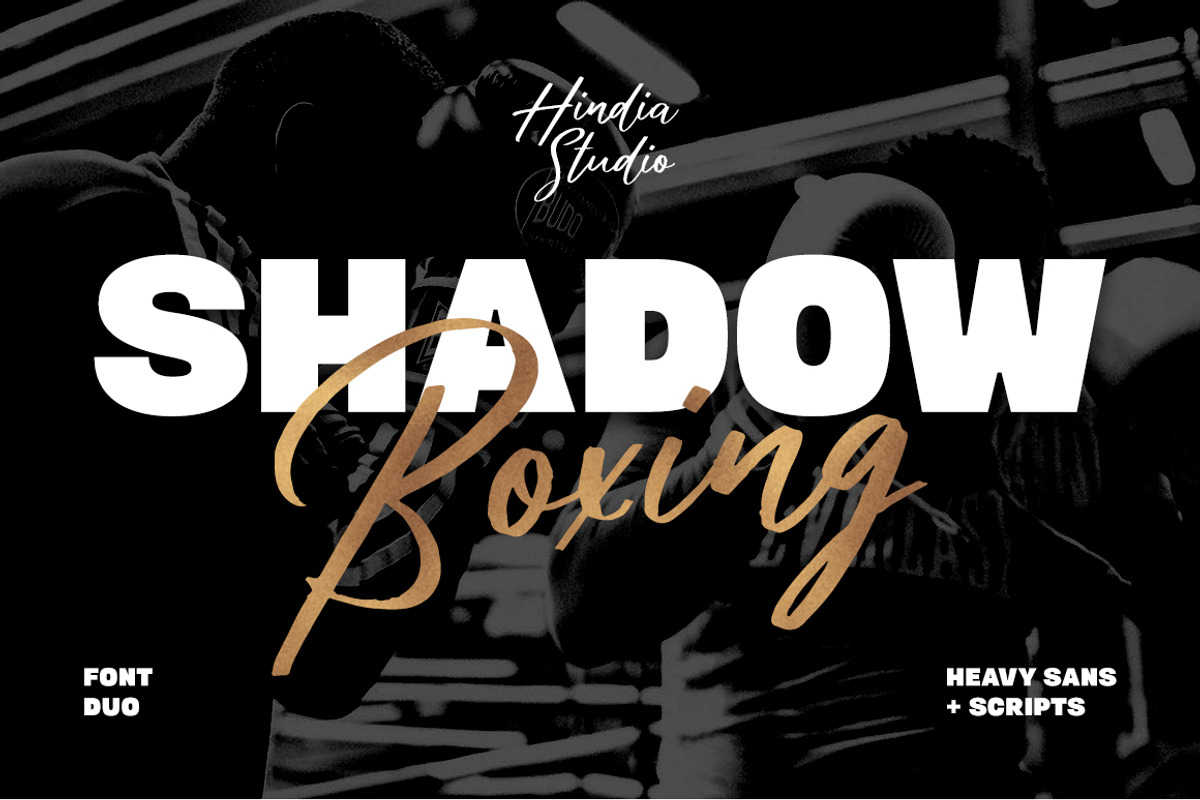 Shadow Boxing Font Duo, a Sans Serif Font by Hindia Studio (Photo 8 of 8)