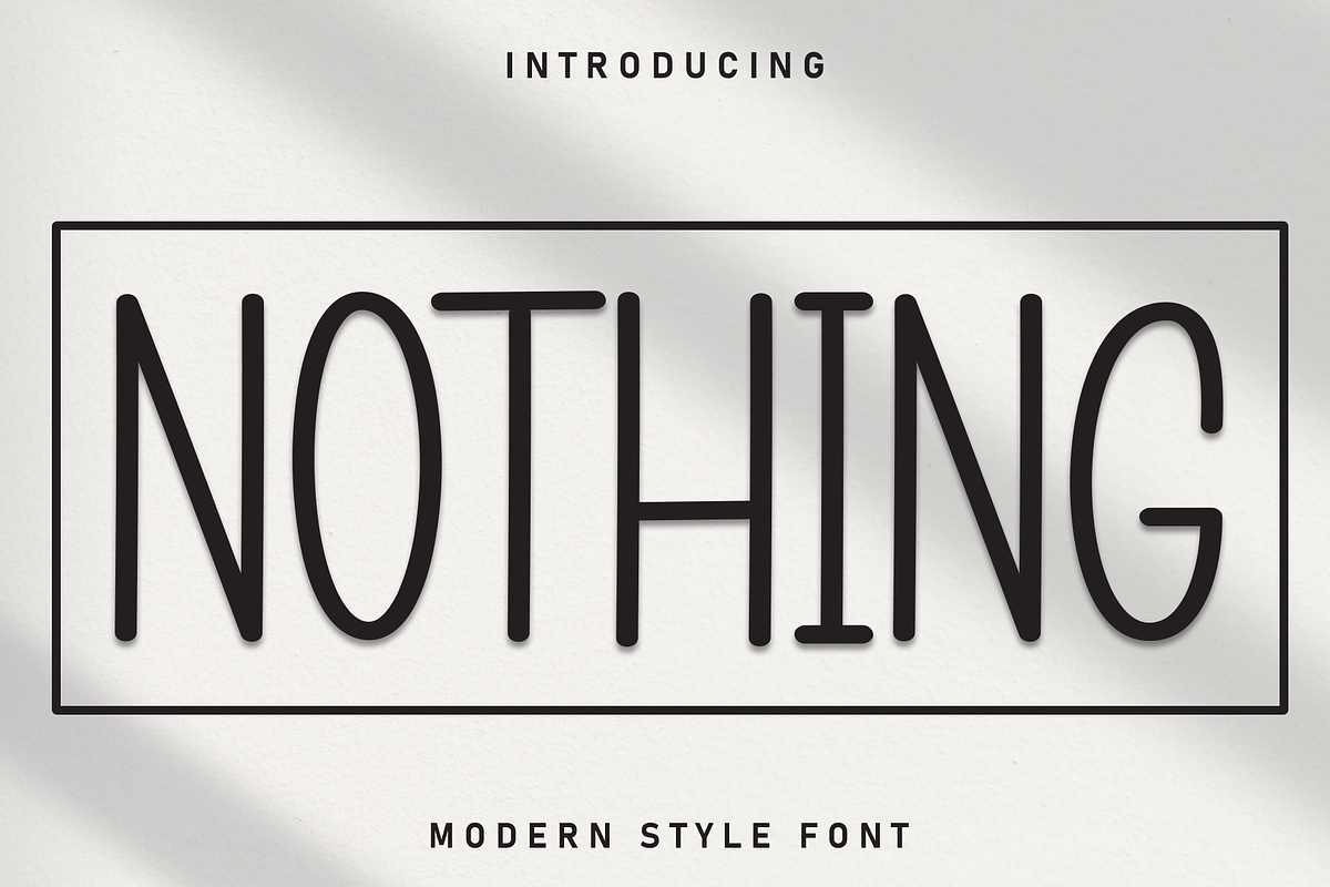 Nothing | Script Font, a Script Font by Scratchones (Photo 1 of 8)