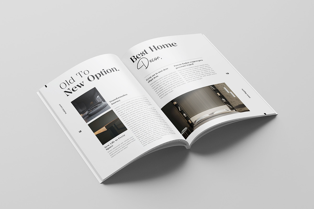 Interior Design Magazine Layout, a Magazine Template by Spark_Creative (Photo 10 of 14)