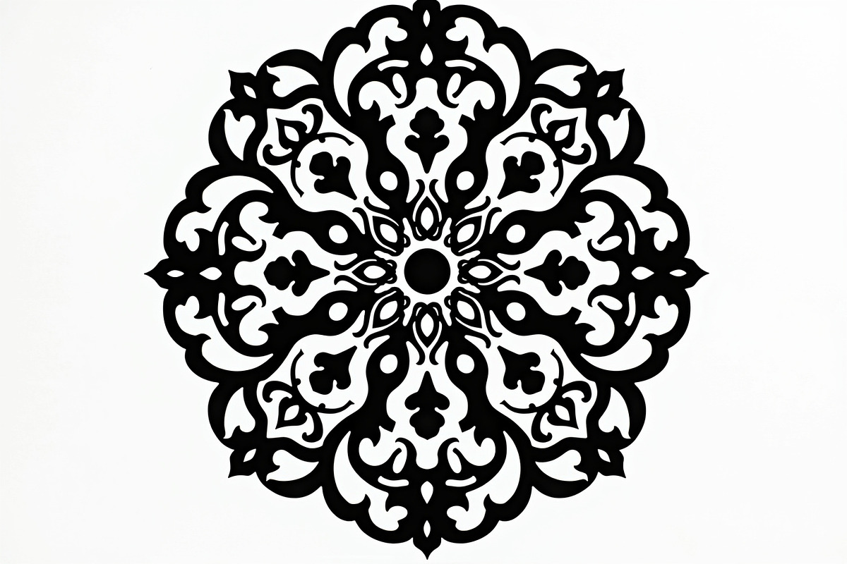 Circular Geometric Laser Cutting, an Object Graphic by BIPLOB EXPERT (Photo 9 of 16)