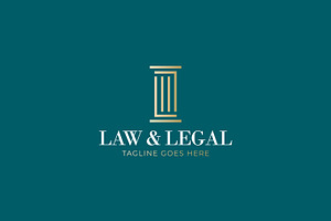 Legal Law Firm Letter C Logo Pillar, a Branding & Logo Template by Signatoro