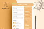 Clean Resume Template Blair, a Resume Template by AdeevaResume (Thumbnail 3 of 4)