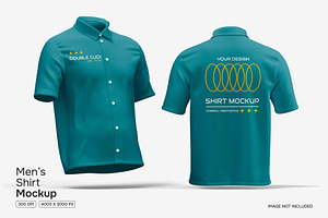 Men’s Shirt Mockup, an Advertising Mockup by renderstockmarket