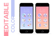 Coronavirus Desease Line Icons, an Outline Icon by Boyko Pictures (Thumbnail 4 of 10)