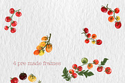 Oil Pastel Whimsical Tomatoes Set, a Food Illustration by Oleksandra Illustrates (Thumbnail 9 of 16)