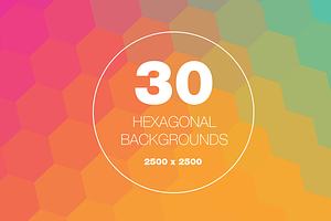 30 Hexagon Backgrounds