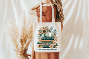 Just a Girl Who Loves Fall PNG, an Illustration by Libby Wishes (Thumbnail 4 of 6)