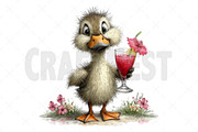Summer Ducklings Clipart PNG, an Illustration by Craft Nest (Thumbnail 12 of 12)