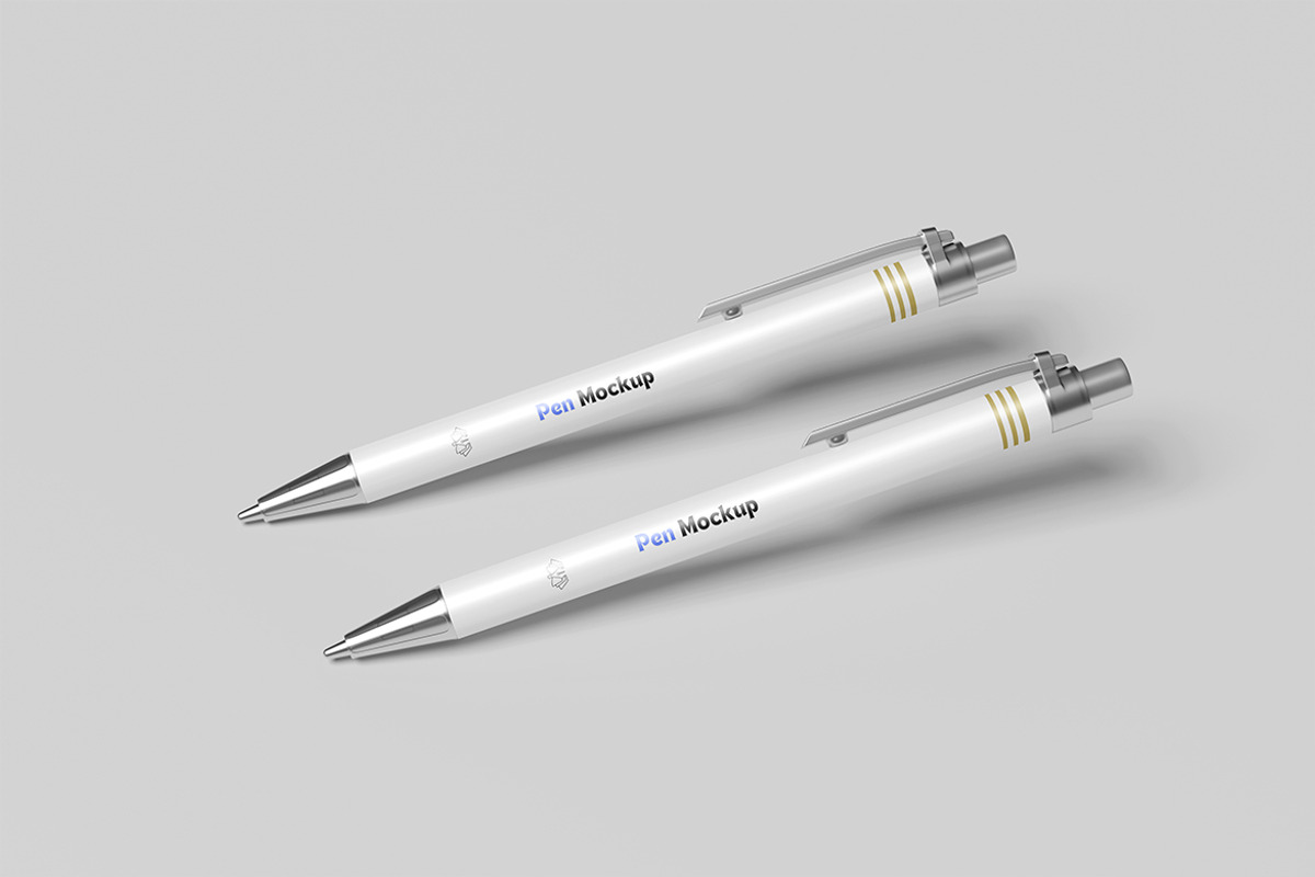Ballpoint Pen Mockup, a Pens & Pencil Mockup by SimpangGraphics (Photo 6 of 8)